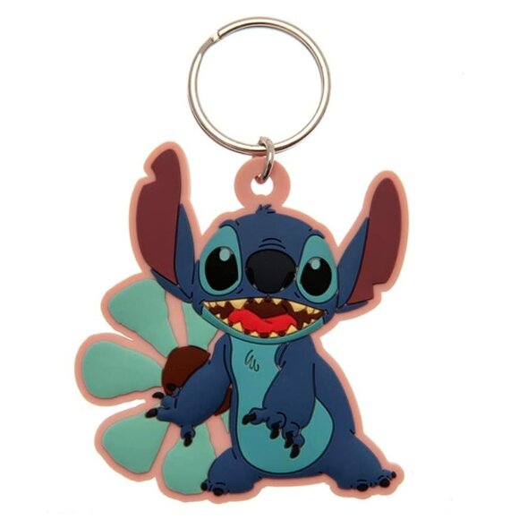 Disney Floral Stitch Mini Backpack and Keyring Charm - Picture 6 of 7